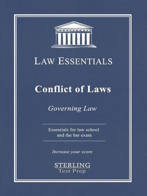 cover image of Conflict of Laws, Governing Law